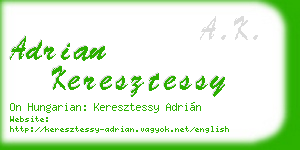 adrian keresztessy business card
