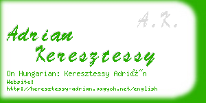 adrian keresztessy business card